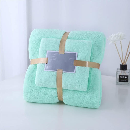 2-in-1 Towel Set | Ultra-Soft, Quick-Dry Bath & Hand Towel Combo